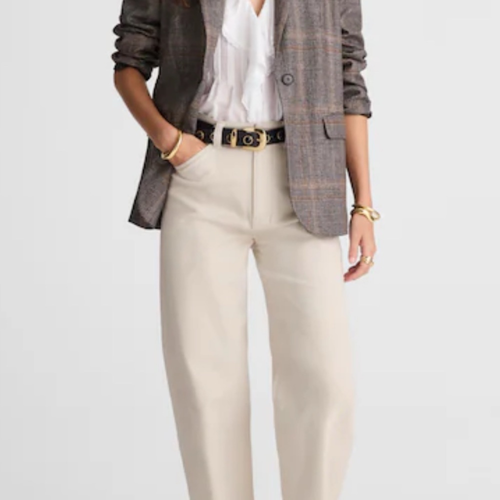 Madewell tapered denim trousers